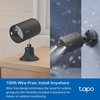 image:imageTapo SolarCam 1080p Outdoor Wireless Security Camera Battery Power with Solar Person Detection SubscriptionFree Local StorageOptional Cloud Works with Alexa amp Google Assistant C402 KIT3PackBlack