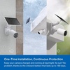 image:imageTapo SolarCam 1080p Outdoor Wireless Security Camera Battery Power with Solar Person Detection SubscriptionFree Local StorageOptional Cloud Works with Alexa amp Google Assistant C402 KIT3PackWhite