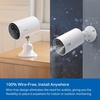 image:imageTapo SolarCam 1080p Outdoor Wireless Security Camera Battery Power with Solar Person Detection SubscriptionFree Local StorageOptional Cloud Works with Alexa amp Google Assistant C402 KIT3PackWhite