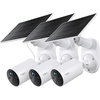image:imageTapo SolarCam 1080p Outdoor Wireless Security Camera Battery Power with Solar Person Detection SubscriptionFree Local StorageOptional Cloud Works with Alexa amp Google Assistant C402 KIT3PackWhite