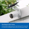 image:imageTapo SolarCam 1080p Outdoor Wireless Security Camera Battery Power with Solar Person Detection SubscriptionFree Local StorageOptional Cloud Works with Alexa amp Google Assistant C402 KIT3PackWhite