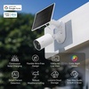 image:imageTapo SolarCam 1080p Outdoor Wireless Security Camera Battery Power with Solar Person Detection SubscriptionFree Local StorageOptional Cloud Works with Alexa amp Google Assistant C402 KIT3PackWhite